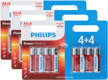 Philips Batterijen Philips - 24x stuks - AA/Penlites - Alkaline