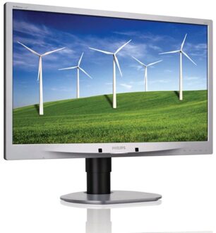 Philips Brilliance 241B4LPYCS - 24 inch - 1920x1080 - DP - DVI - VGA - Zilver