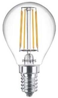 Philips Classic LEDLuster D 4.5-40W P45 E14 827 Helder Dimbaar Transparant