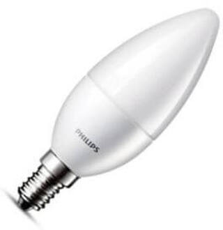 Philips corepro ledcandle 6-40w e14 827 b39 mat (extra warm wit) Transparant