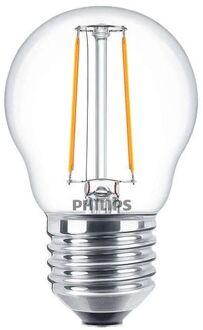 Philips Corepro Ledluster E27 Kogel Filament Helder 2w 250lm - 827 Zeer Warm Wit | Vervangt 25w