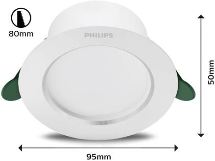 Philips Diamond Cut LED spot Ø9,5cm 360lm/2W 840 wit