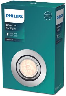 Philips Donegal - Inbouwspot - 1 Lichtpunt - Chroom