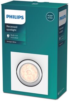 Philips Donegal - Inbouwspot - 1 Lichtpunt - wit