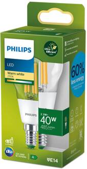Philips E14 LED lamp G45 2,3W 485lm 2.700K helder