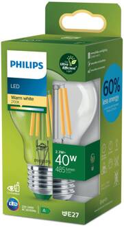 Philips E27 LED lamp A60 2,3W 485lm 2.700K helder