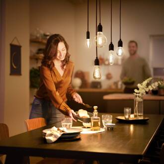 Philips E27 LED lamp A60 3,1W 1.800K goud