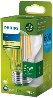 Philips E27 LED lamp A60 4W 840lm 2.700K helder