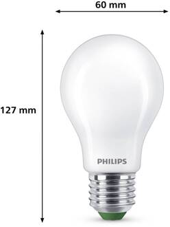 Philips E27 LED lamp A60 4W 840lm 2700K mat 3-pack