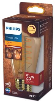 Philips Edison E27 LED-lamp - 25W warm wit amber - compatibel met dimmer - glas