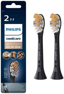 Philips Elektrische Tandenborstel Philips Sonicare A3 Premium All-in One HX9092 Black 2 st