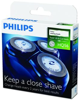 Philips HQ56/50 Scheerhoofden Blauw