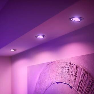 Philips Hue CENTURA INBOUWSPOT 3-pack WIT EN GEKLEURD LICHT Alu