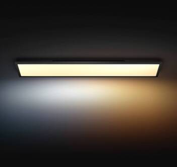 Philips Hue paneel White Ambiance Aurelle 120 x 30 cm zwart zwart, wit