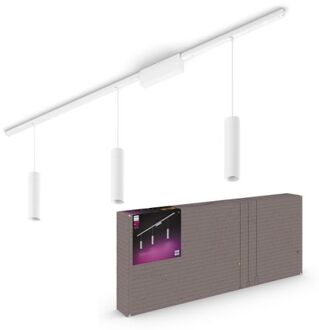 Philips Hue Perifo Railverlichting - Wit En Gekleurd Licht - 3 Hanglampen - Wit