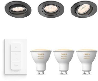 Philips Hue Philips Donegal Inbouwspots Met White Ambiance & Dimmer