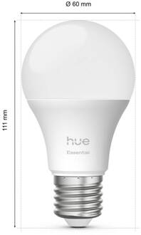 Philips Hue Smart LED lamp E27 A60, 8 W, RGB CCT, set van 3