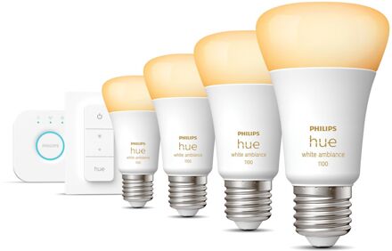 Philips Hue Starterspakket White Ambiance E27 - Bridge & Dimmer Switch