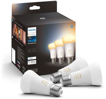 Philips Hue White Ambiance standaard lamp mat dimbaar (3-pack) - E27 …