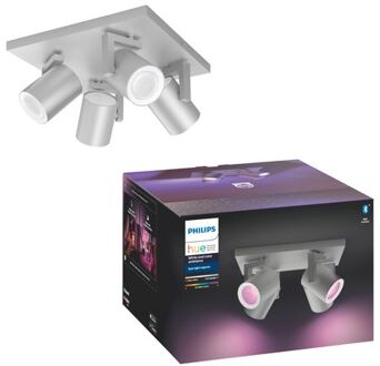Philips Hue White & Color Ambiance Argenta Opbouwspot Zilver