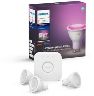 Philips Hue White & Colour Starter Pack GU10