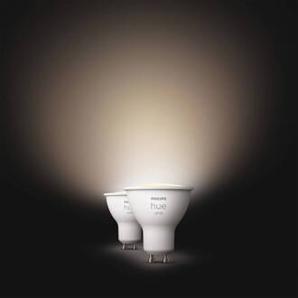 Philips Hue White LED-reflectorlamp GU10 4,2 W, set van 2