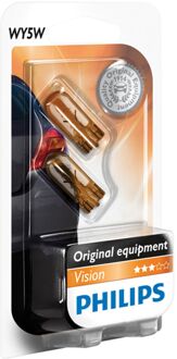 Philips Knipperlichtset Vision 12396nab2 Wy5w - 2 Stuks