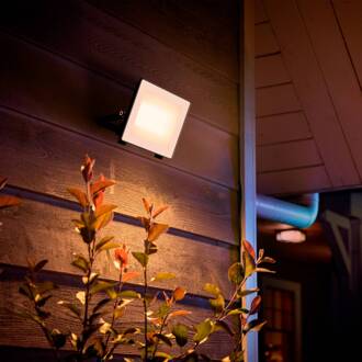 Philips LED-buitenspot Lois UE flood, 14 W, 3.000 K, IP65 antraciet, wit