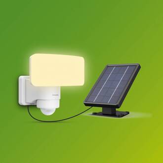 Philips LED-buitenspot op zonne-energie Tylus, wit, 3.000 K, sensor