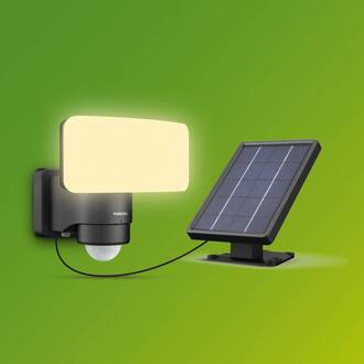 Philips LED-buitenspot op zonne-energie Tylus, zwart 3.000K sensor