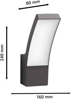 Philips LED buitenwandlamp Splay UE antraciet
