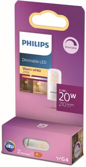 Philips LED Capsule G4 2,1W Dimbaar