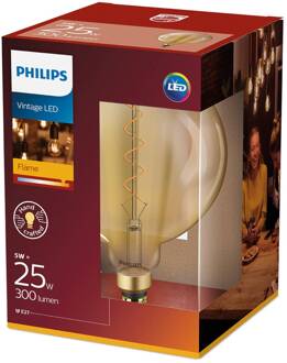 Philips LED E27 5W Classic Giant 28,6 cm Filament Lichtbron Transparant