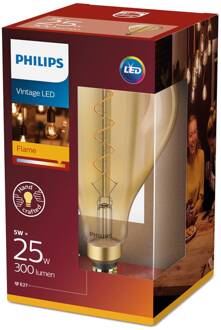 Philips LED E27 5W Classic Giant 29,3 cm Filament Lichtbron Transparant