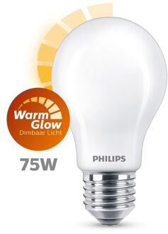 Philips LED GLS E27 7,2-75W filament mat WarmGlow blister - 5102524