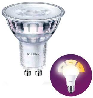 Philips LED GU10 lamp 4,8 Watt set van 2x Philips SceneSwitch DIM