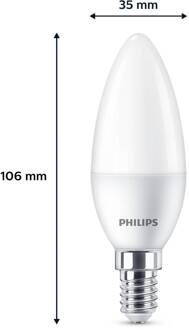 Philips LED kaars E14 2,8W 250lm 2.700K mat per 3