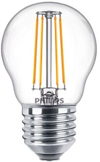 Philips LED kogel E27 4,3-40W 2700K filament helder - LED3749