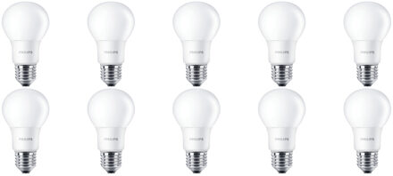 Philips LED Lamp 10 Pack - CorePro LEDbulb 827 A60 - E27 Fitting - 5.5W - Warm Wit 2700K Vervangt 40W