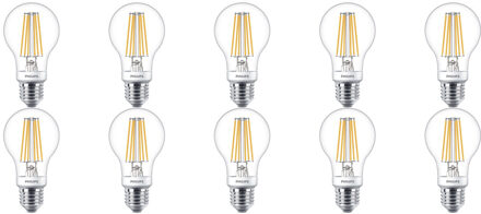 Philips LED Lamp 10 Pack - SceneSwitch Filament 827 A60 - E27 Fitting - Dimbaar - 1.6W-7.5W - Warm Wit 2200K-2700K