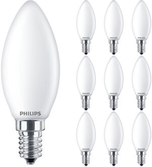 Philips LED Lamp E14 10 Pack - Corepro LEDcandle E14 Mat 2.2W 250lm - 927 Zeer Warm Wit 2700K | Vervangt 25W