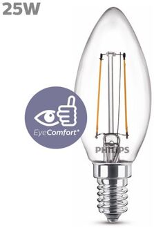 Philips LED Lamp E14 2W Kaars