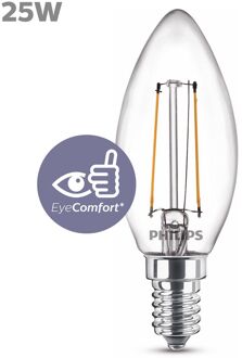 Philips LED Lamp E14 2W Kaars