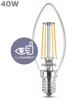 Philips LED Lamp E14 4,3W Kaars Helder