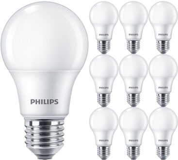 Philips LED Lamp E27 10 Pack - Corepro LEDbulb E27 Peer Mat 4.9W 470lm - 840 Natuurlijk Wit 4000K | Vervangt 40W