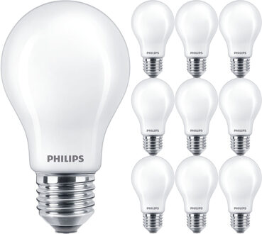 Philips LED Lamp E27 10 Pack - MASTER Value LEDbulb E27 Peer Mat 3.4W 470lm - 827 Zeer Warm Wit 2700K - Beste Kleurweergave - Dimbaar | Vervangt 40W