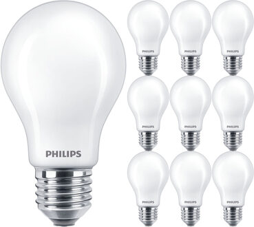 Philips LED Lamp E27 10 Pack - MASTER Value LEDbulb E27 Peer Mat 3.4W 470lm - 827 Zeer Warm Wit 2700K - Beste