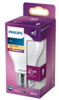 Philips LED Lamp E27 4,5W Peer