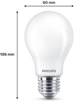 Philips LED lamp E27 7W 806lm 2.700K mat per 3