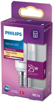 Philips LED-lamp Energielabel A+ (A++ - E) E14 Staaf 3.2 W = 25 W Warmwit (Ø x l) 2.5 cm x 7.1 cm 1 stuk(s)